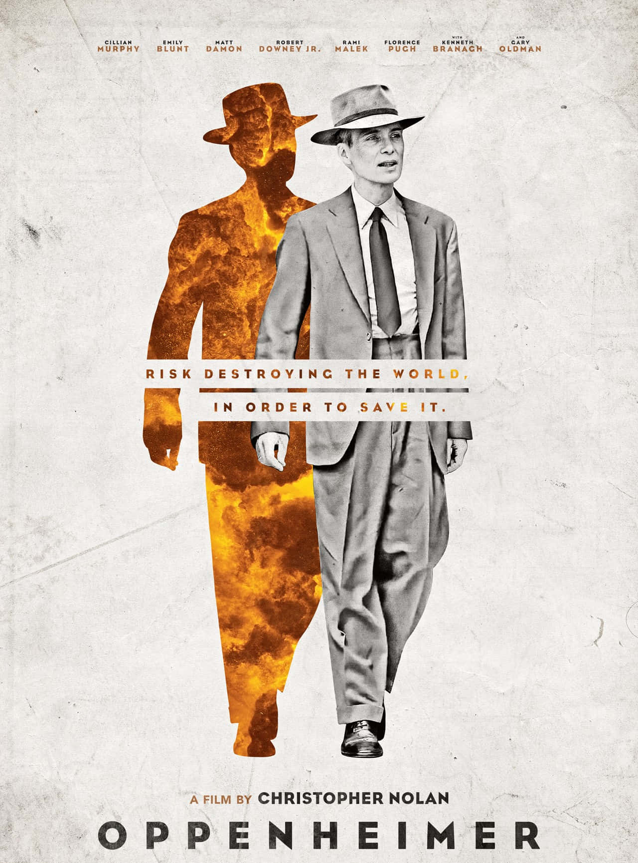 Oppenheimer Film Poster Christopher Nolan Achtergrond