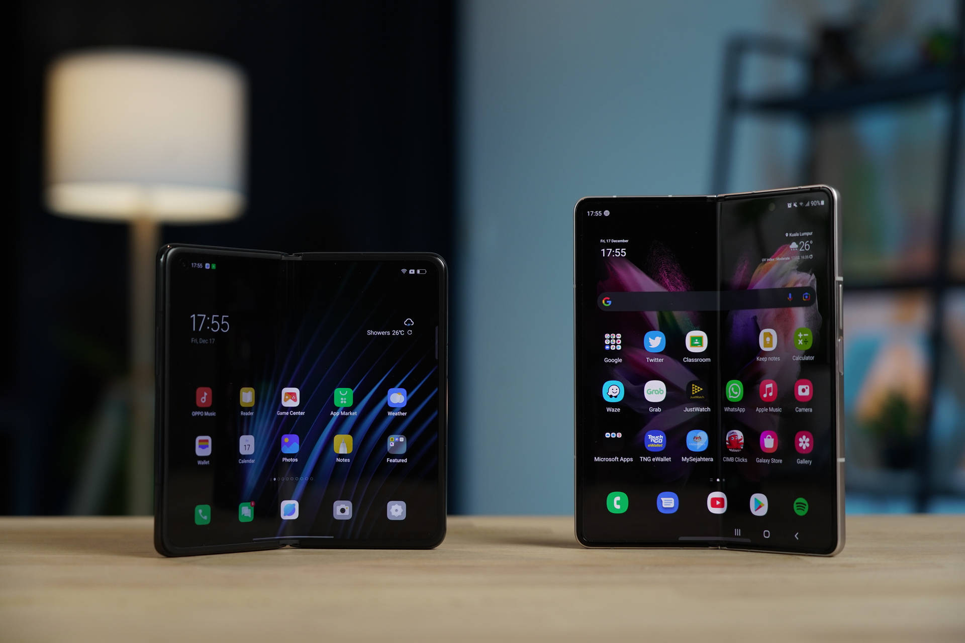 Oppo And Samsung Foldable Phones