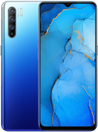 Oppo Blue Marble Design Smartphone.png PNG