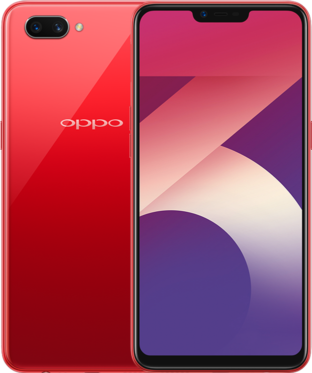 Oppo Red Smartphone Dual Camera PNG