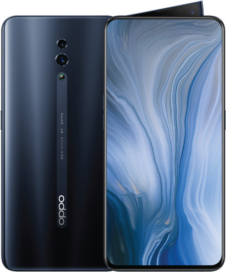 Oppo Smartphone Blue Marble Design PNG