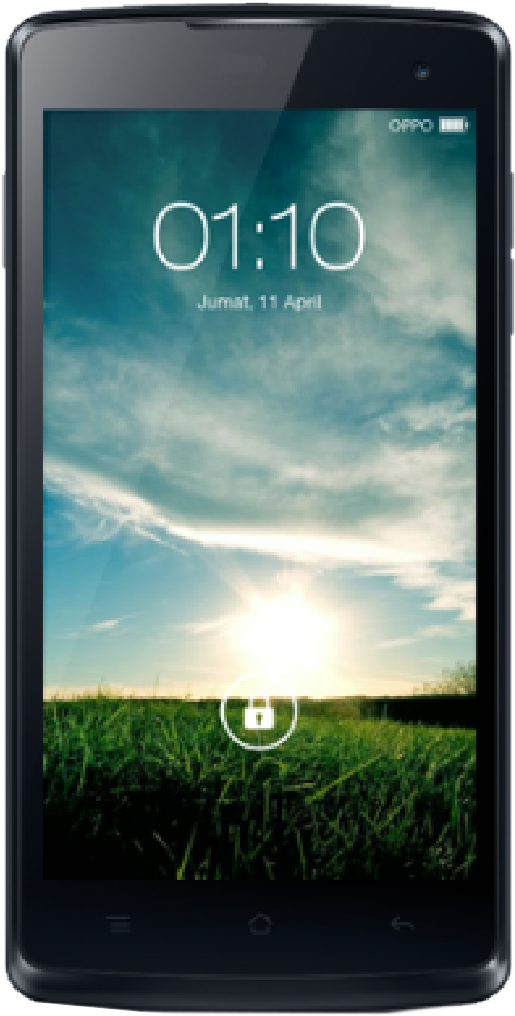 Oppo Smartphone Display PNG