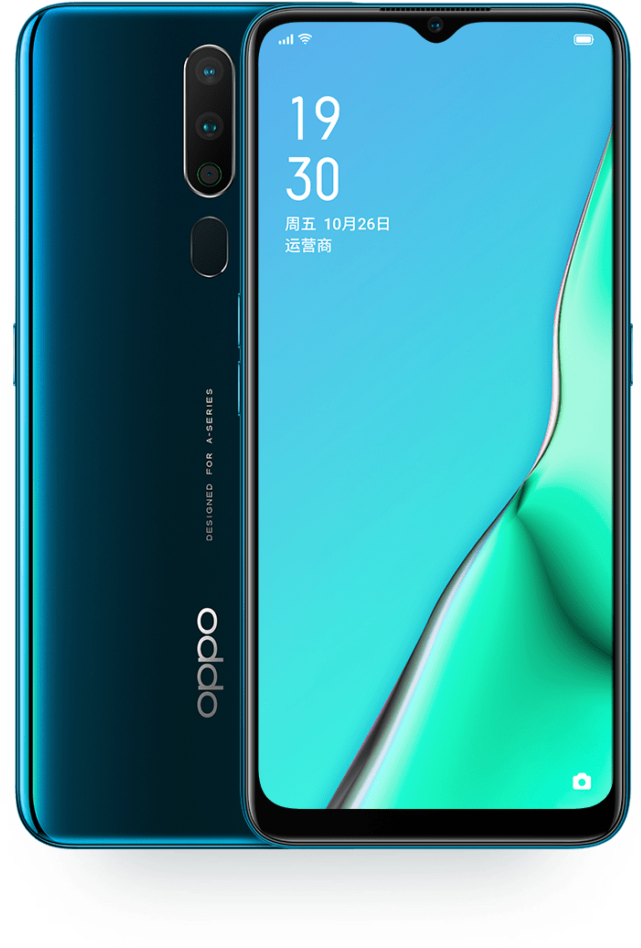 Oppo Smartphone Displayand Camera Design PNG