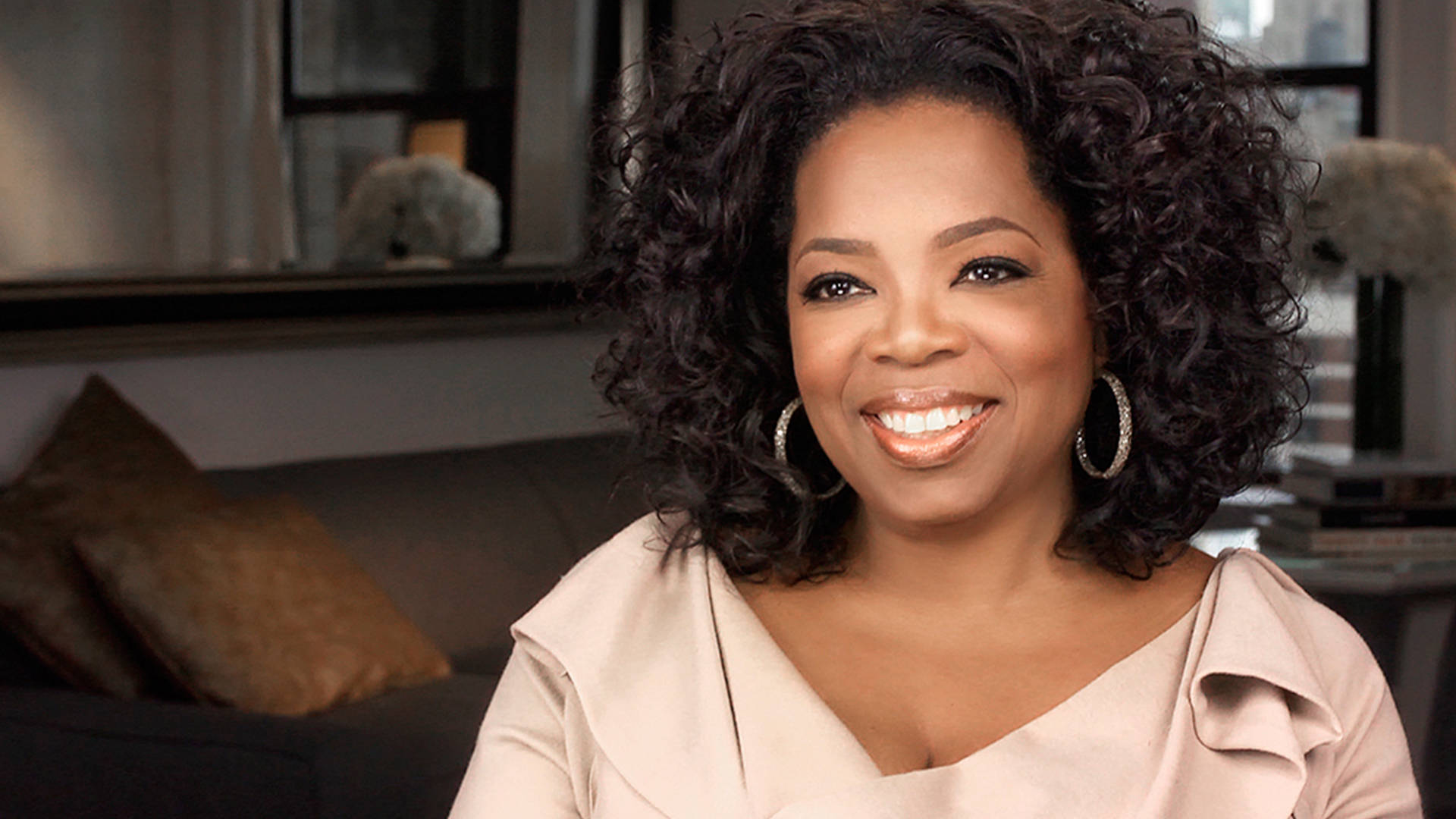 Oprah Winfrey Natural Beauty Background
