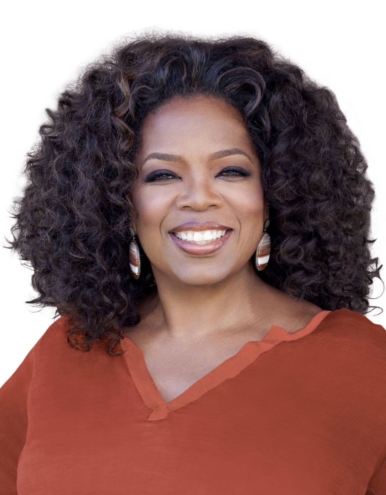 Download Oprah Winfrey In Black Outfit Wallpaper | Wallpapers.com
