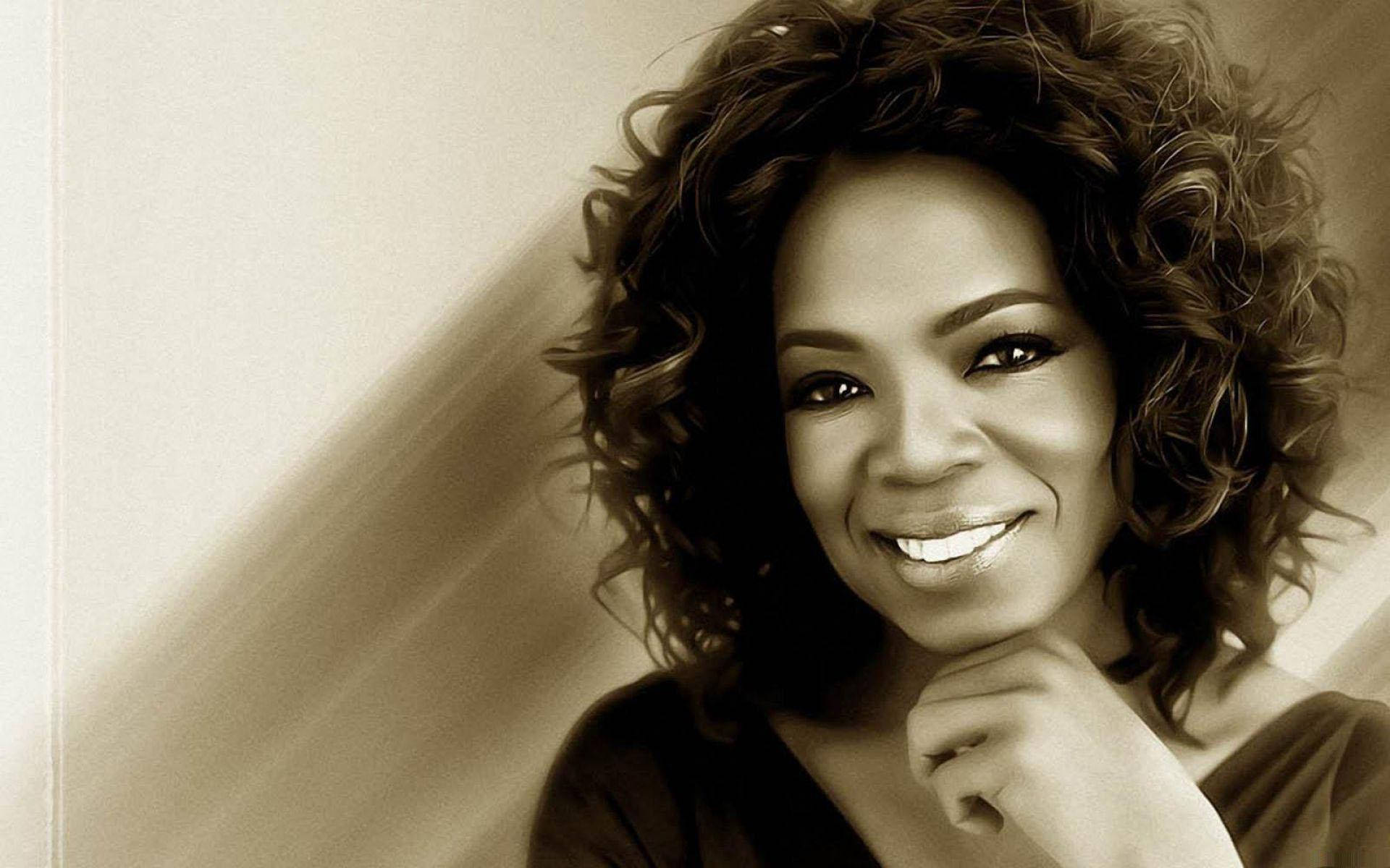 Oprah Winfrey Sketch Art Background