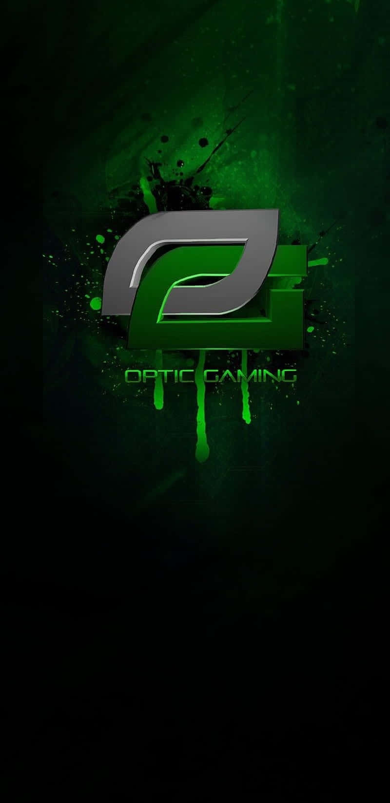 Optic Gaming Logo Green Background Wallpaper