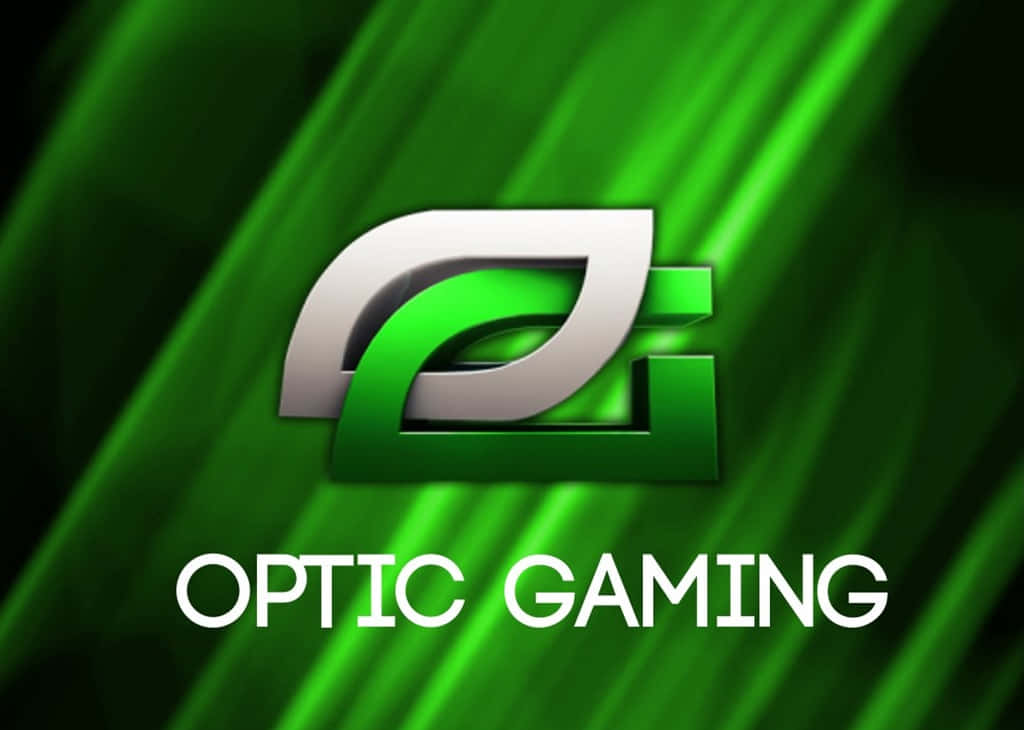 Logo Optic Gaming Latar Belakang Hijau Wallpaper