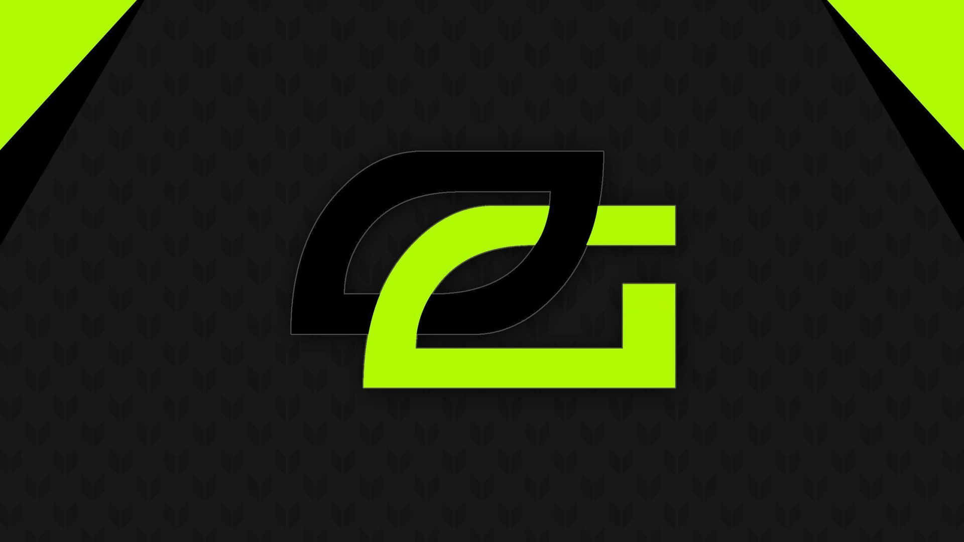 Optic Gaming Logo Green Black Background Wallpaper