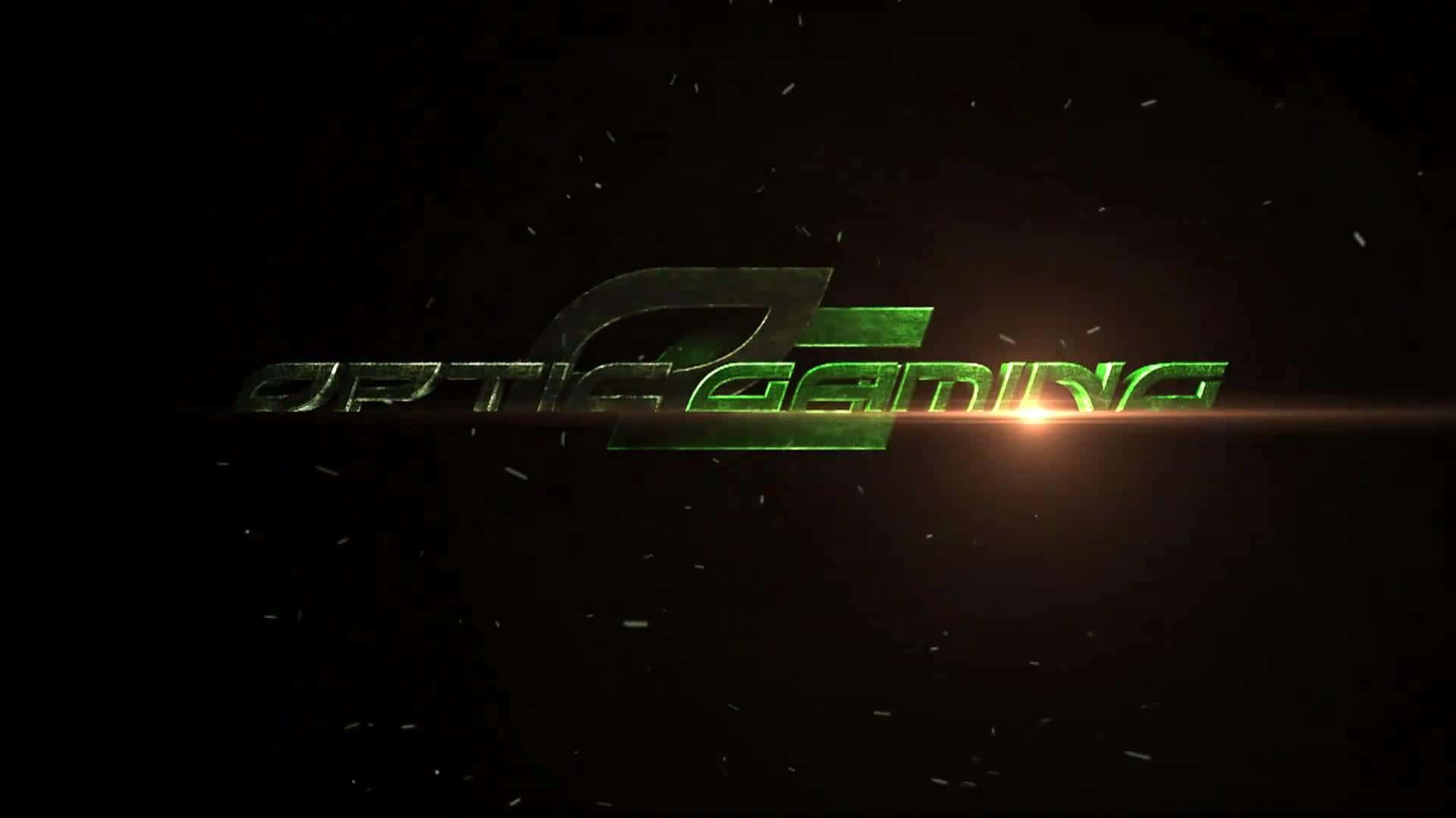 Optic Gaming Logo Green Glow Wallpaper