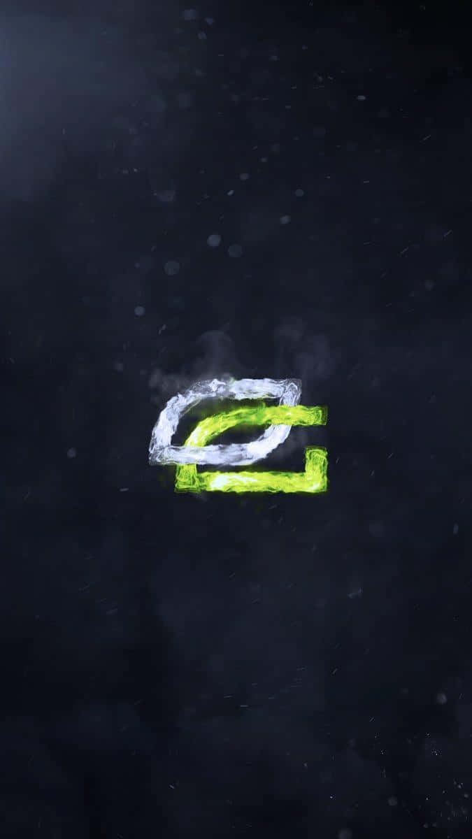 Optic Gaming Logo Ice Effect Wallpaper