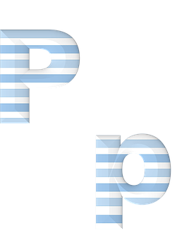 Optical Illusion Letters Pp PNG