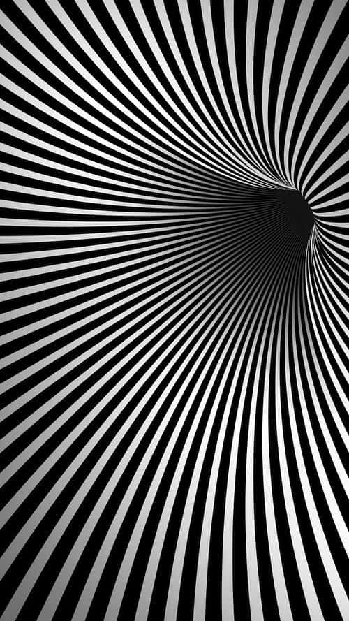 Striped Tunnel Optical Illusion Picture 500 x 889 Picture