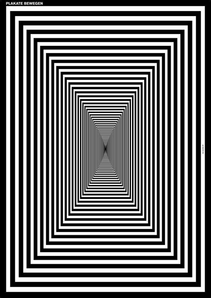 Optisk Illusionsbillede 736 X 1041