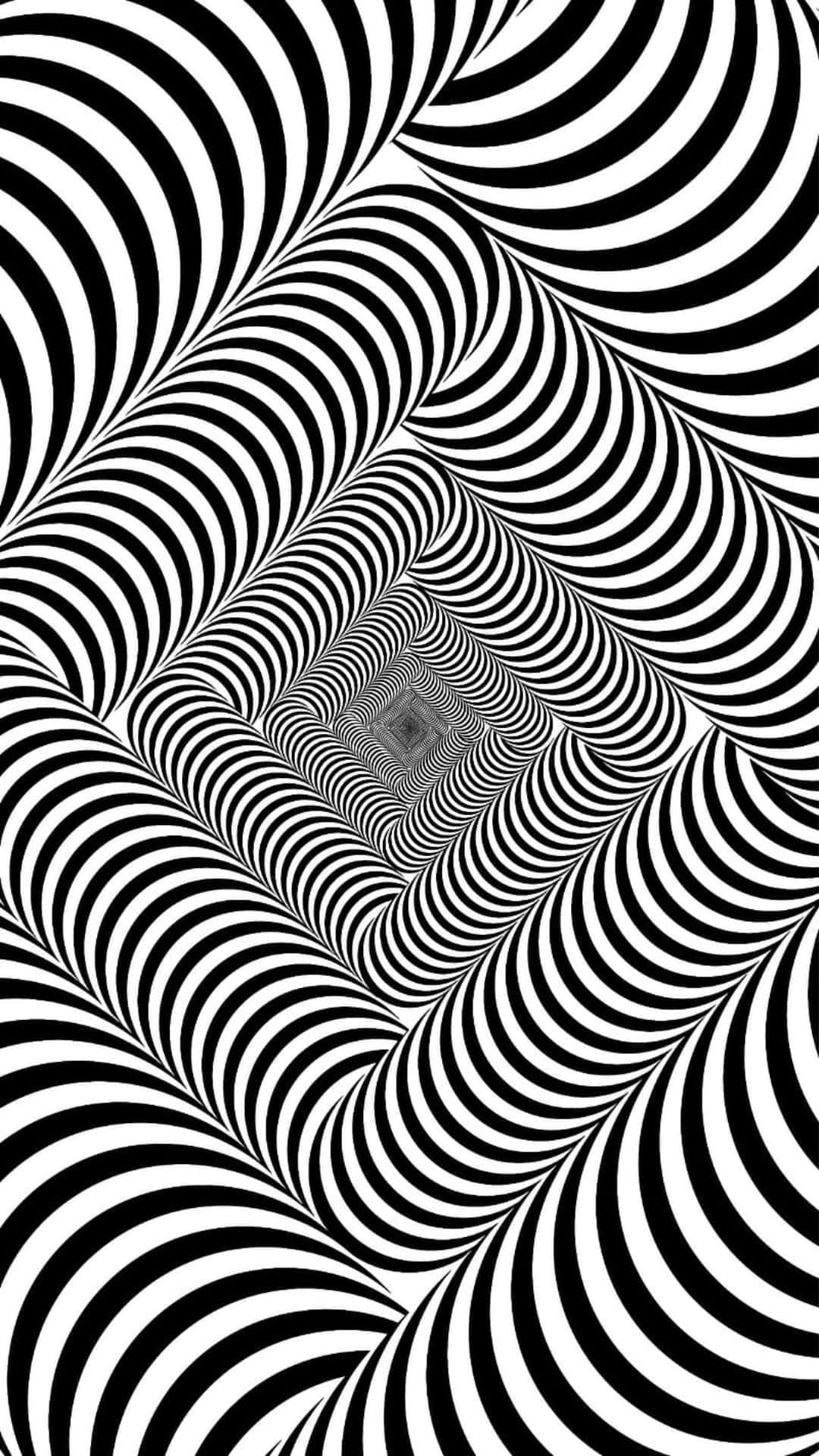 Captivating Geometric Optical Illusion Wallpaper