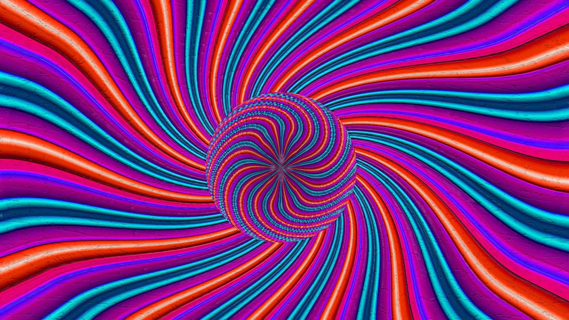 Mesmerizing Spiral Optical Illusion Wallpaper