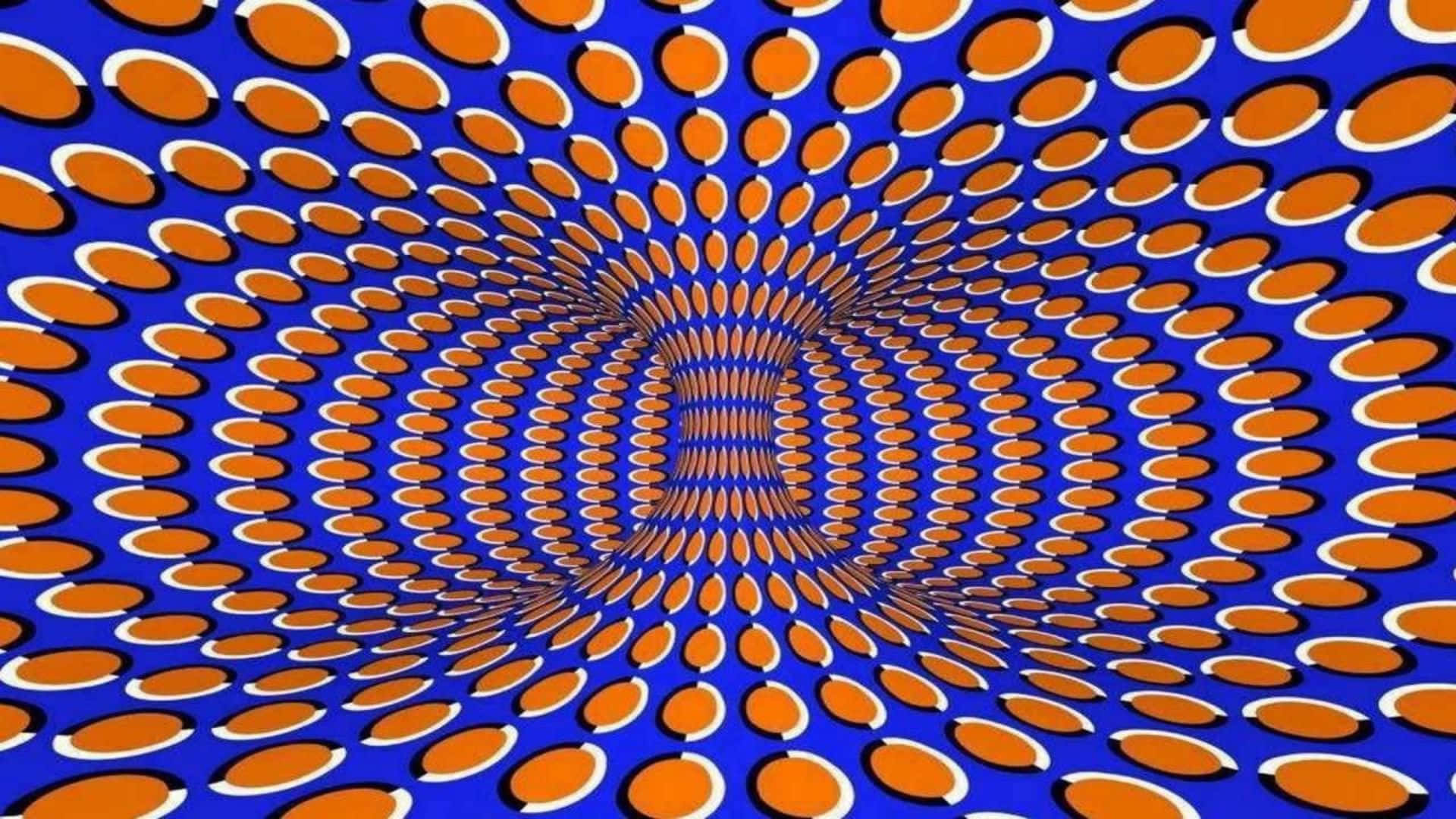 8K Optical Illusion, A Hypnotic Spiral 