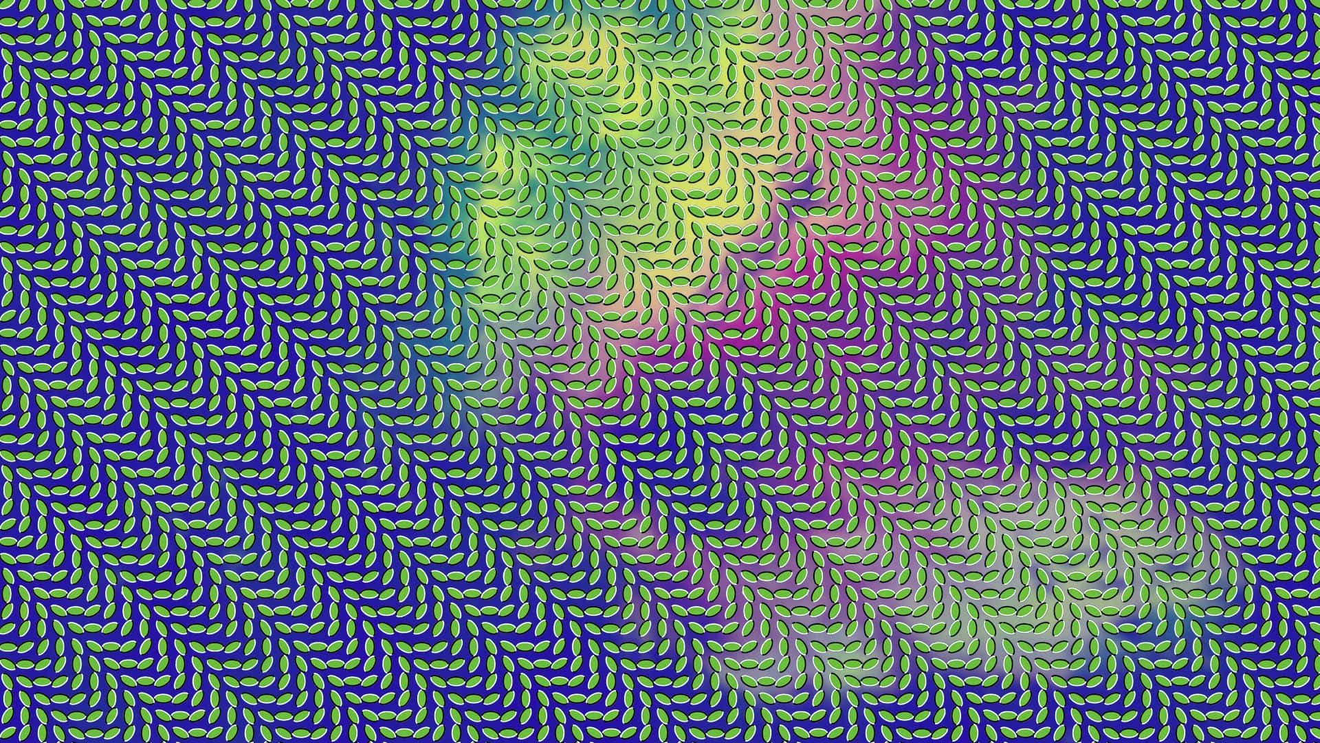 Hypnotic Spiral Optical Illusion Wallpaper