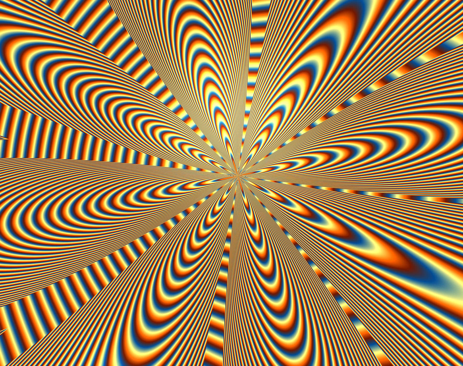 Mystifying Spiral Optical Illusion Wallpaper