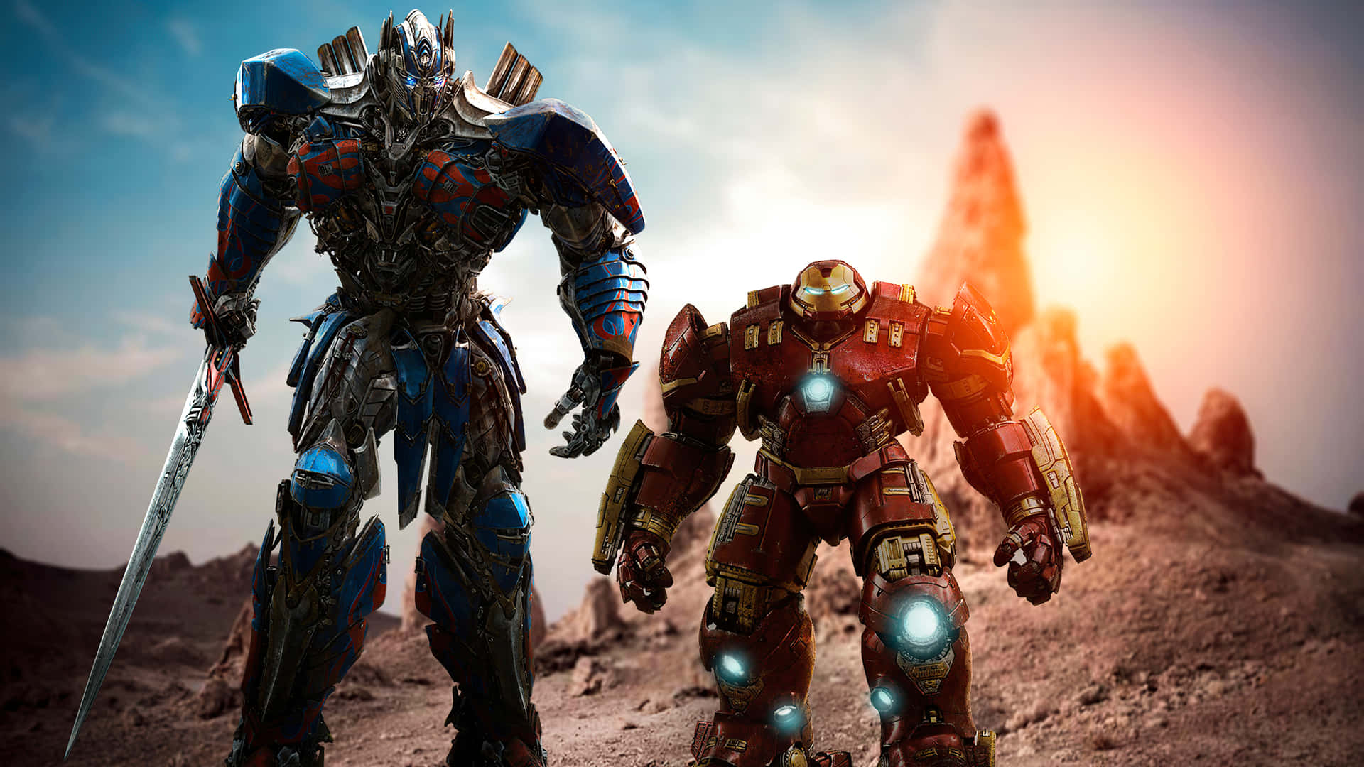 Get closer to the heroic action with the amazing Optimus Prime 4K wallpaper Wallpaper