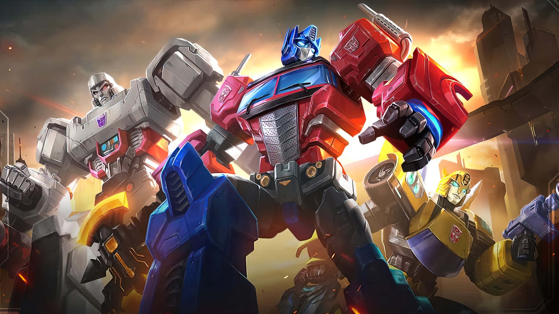 Transformers Prime - The Ultimate Robot Battle Wallpaper