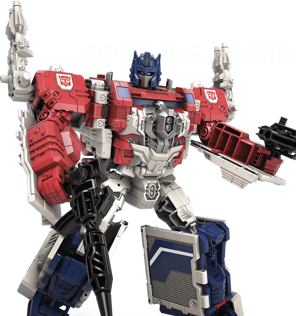 Optimus Prime Action Pose PNG