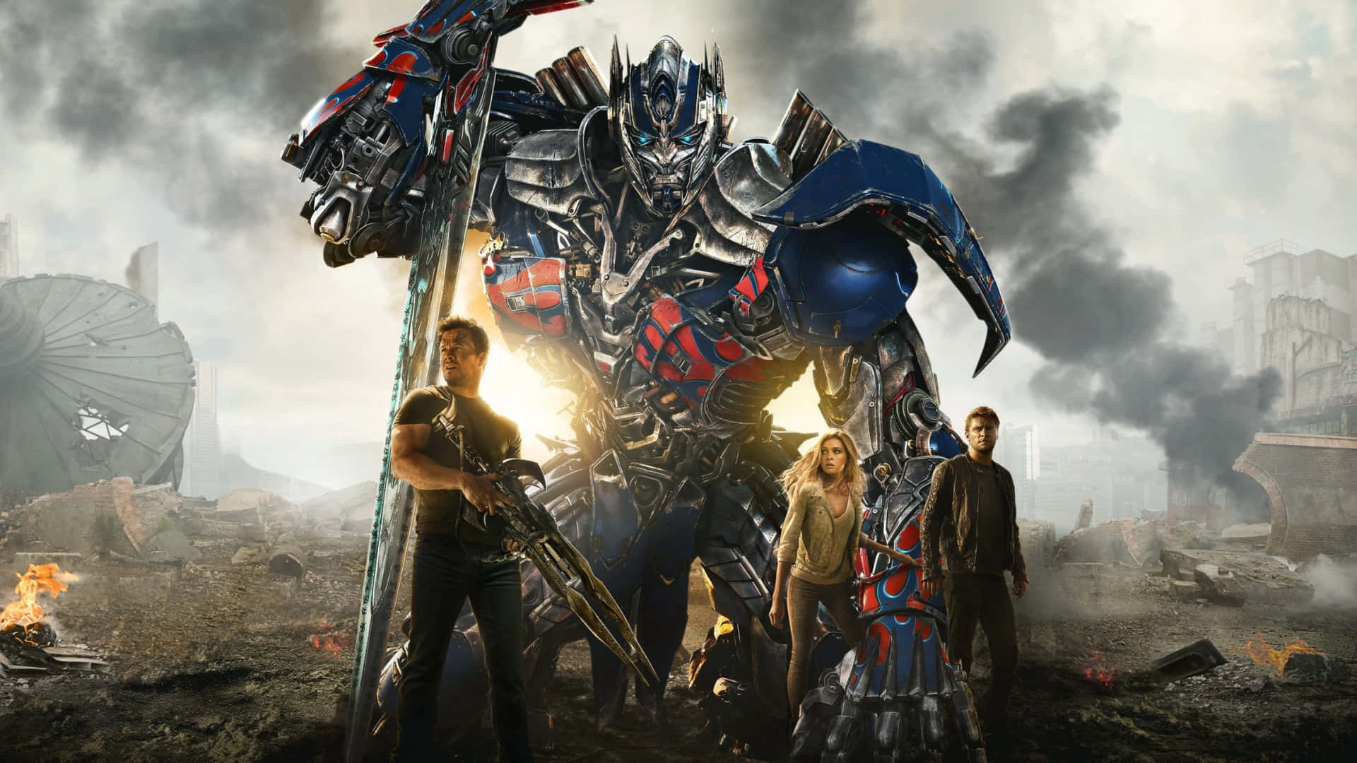 Optimus Prime Y Aliados Fondo de pantalla