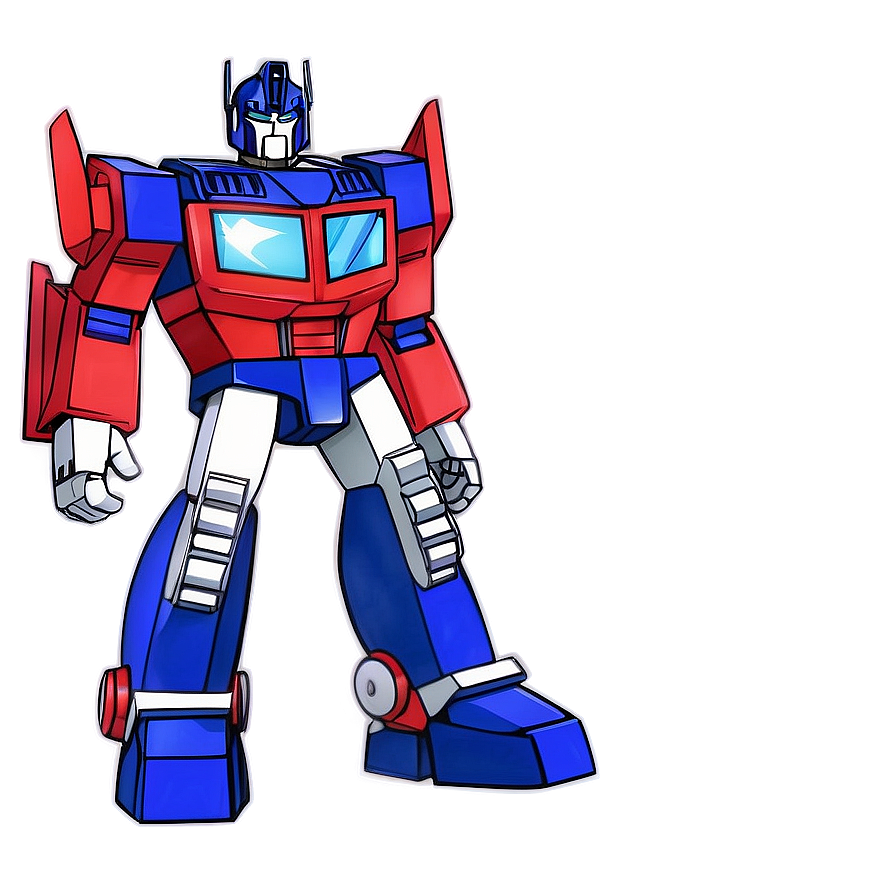 Optimus Prime Animated Series Style Png Jfi97 PNG