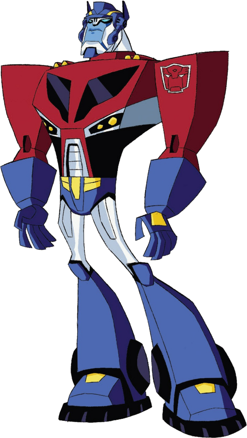 Optimus Prime Animated Stance PNG