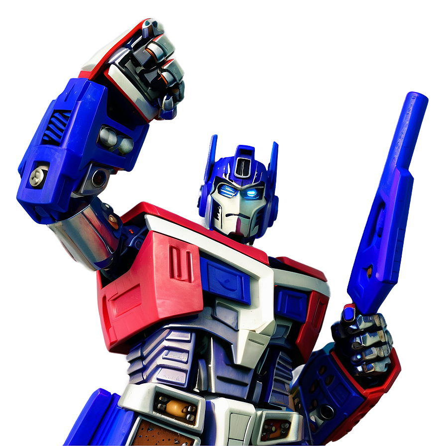 Download Optimus Prime Epic Pose Png 13 | Wallpapers.com