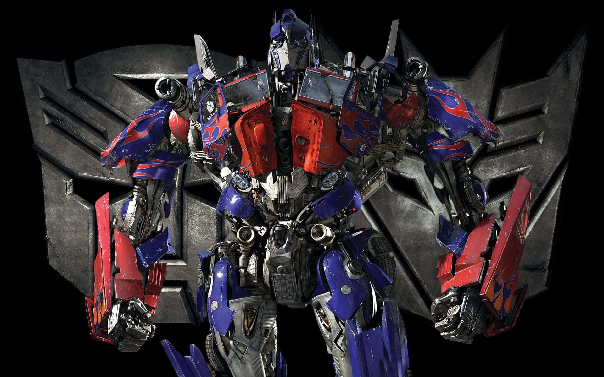Optimus Prime Face Transformers: The Game Wallpaper