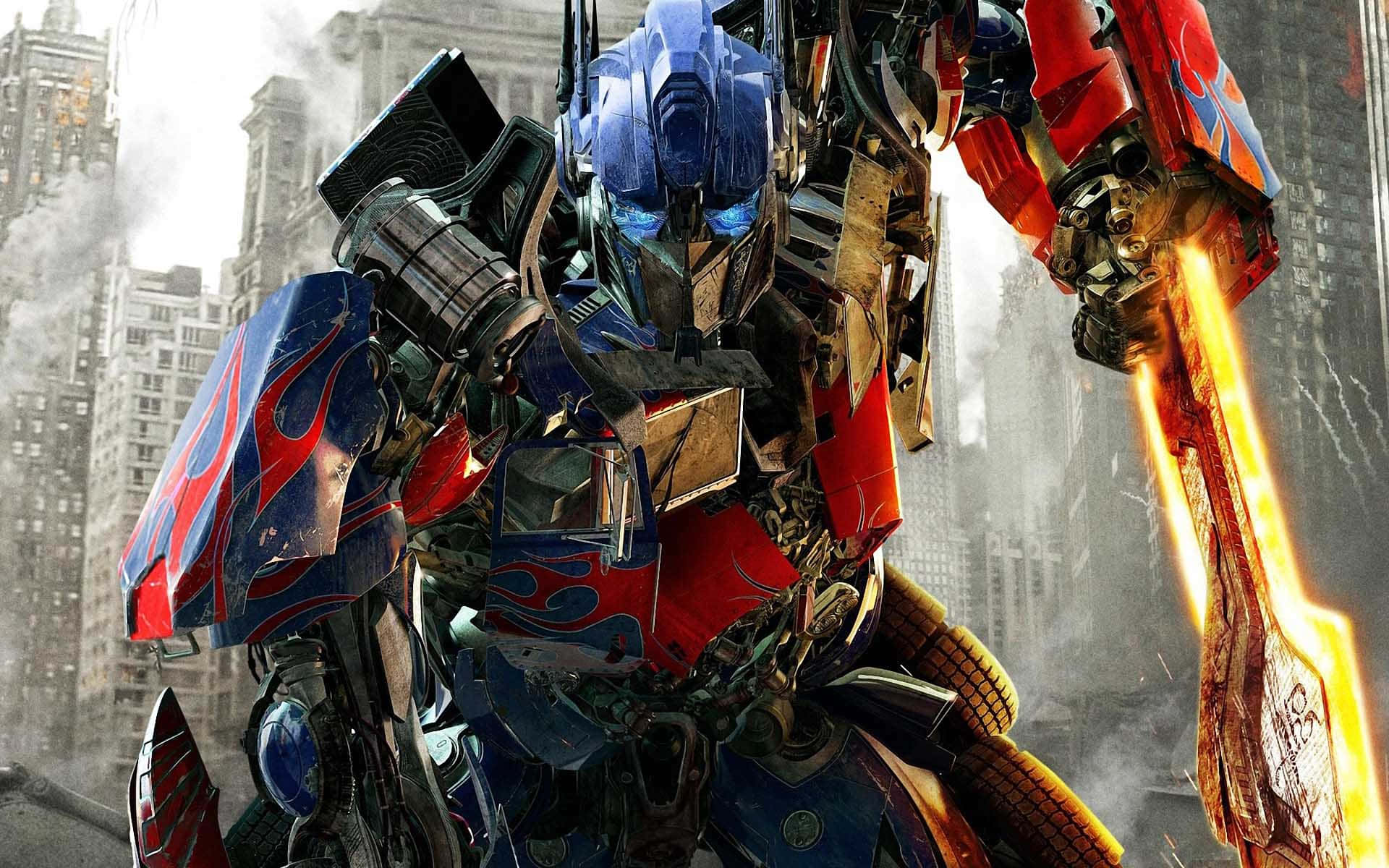 Optimus Prime Face Transformers: Dark Of The Moon Wallpaper