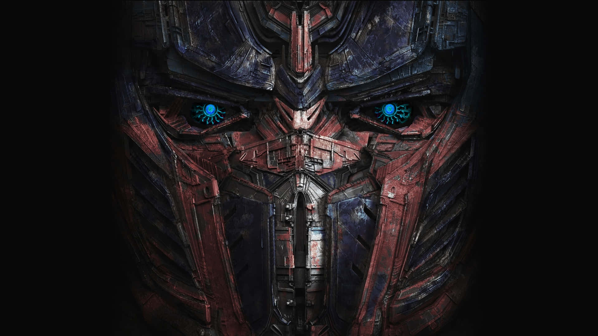 Primer Plano Del Rostro De Optimus Prime Fondo de pantalla