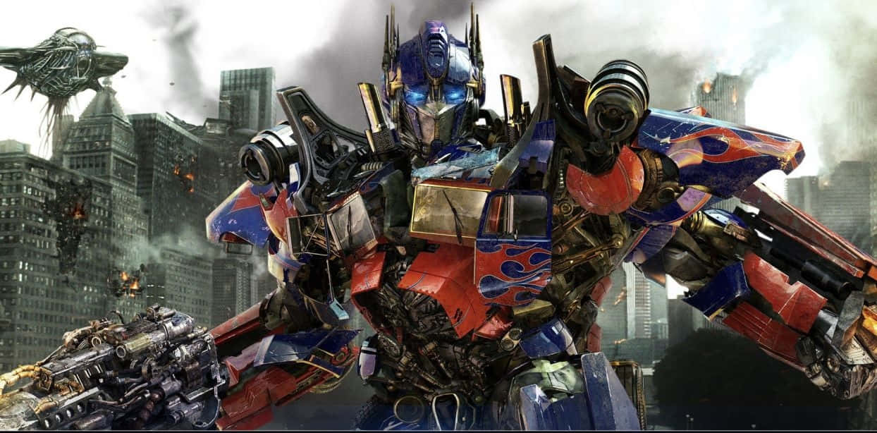 'The face of a leader - Optimus Prime' Wallpaper