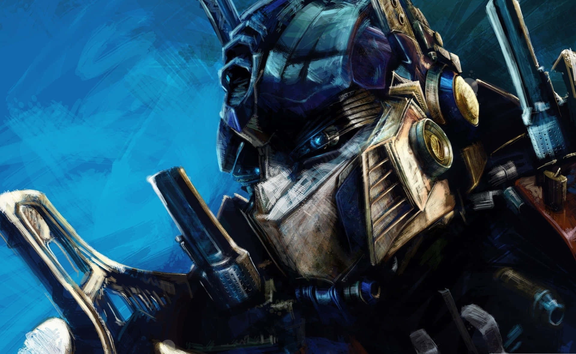 Optimus Prime, leader of the Autobots Wallpaper