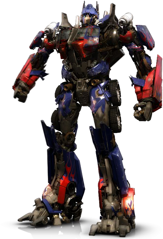 Optimus Prime Standing Pose PNG