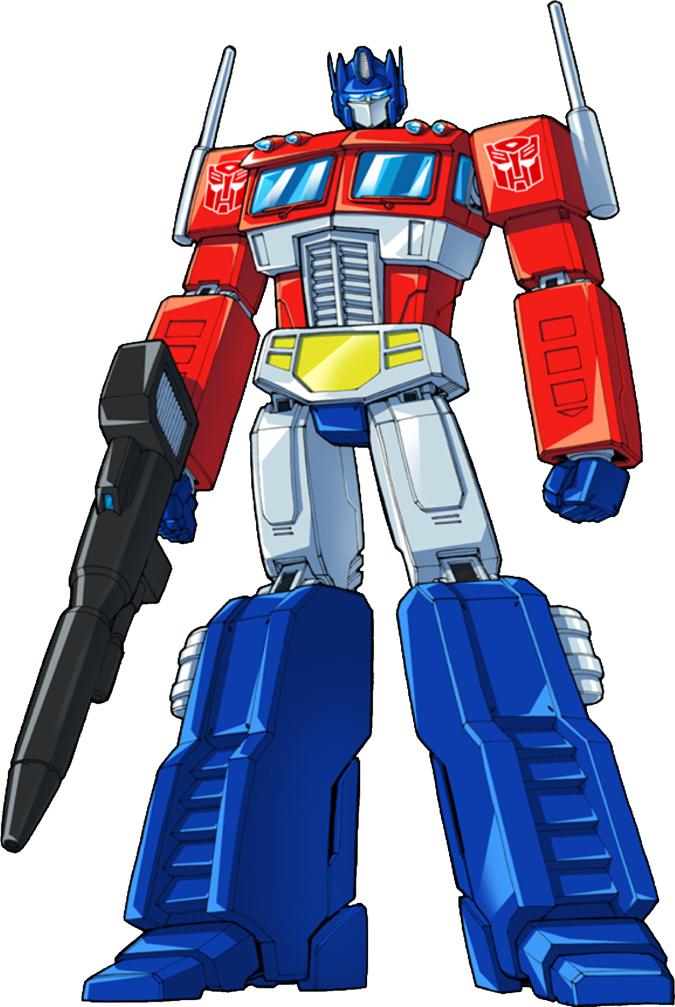 Optimus Prime Standing Pose PNG