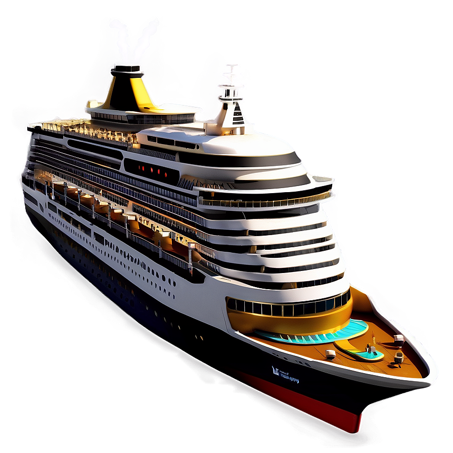 Opulent Cruise Ship Png Ppt PNG