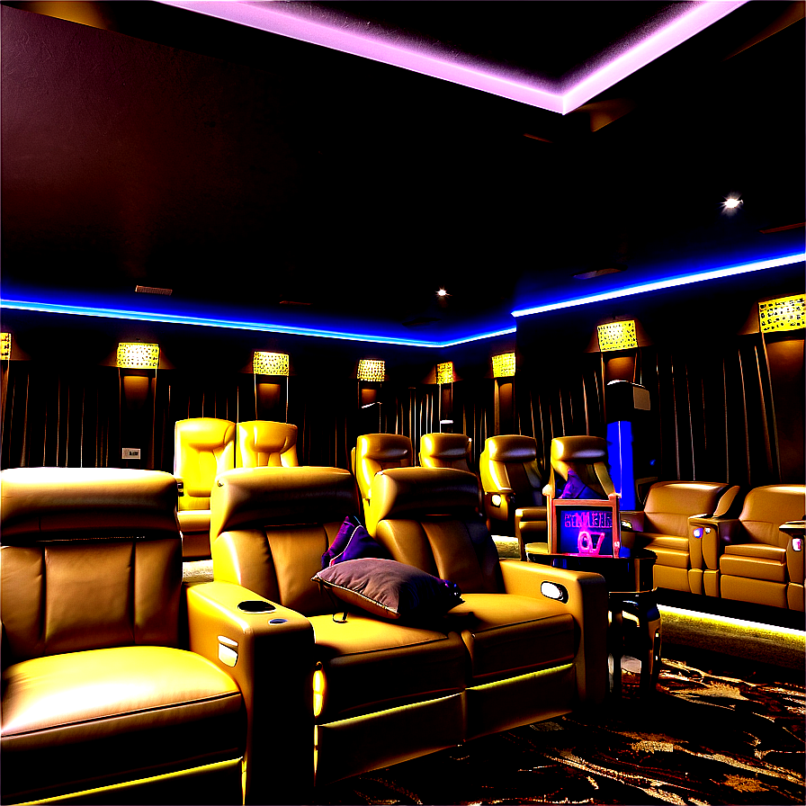 Opulent Home Cinema Png 06252024 PNG