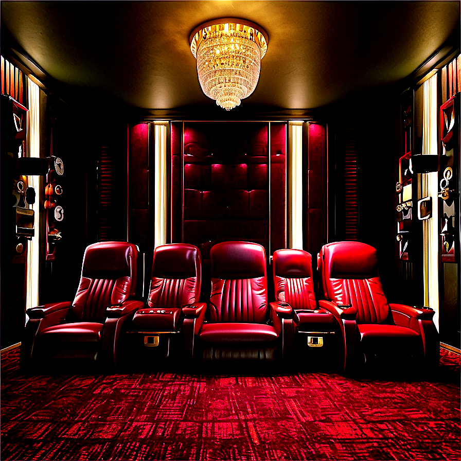 Opulent Home Cinema Png 06252024 PNG