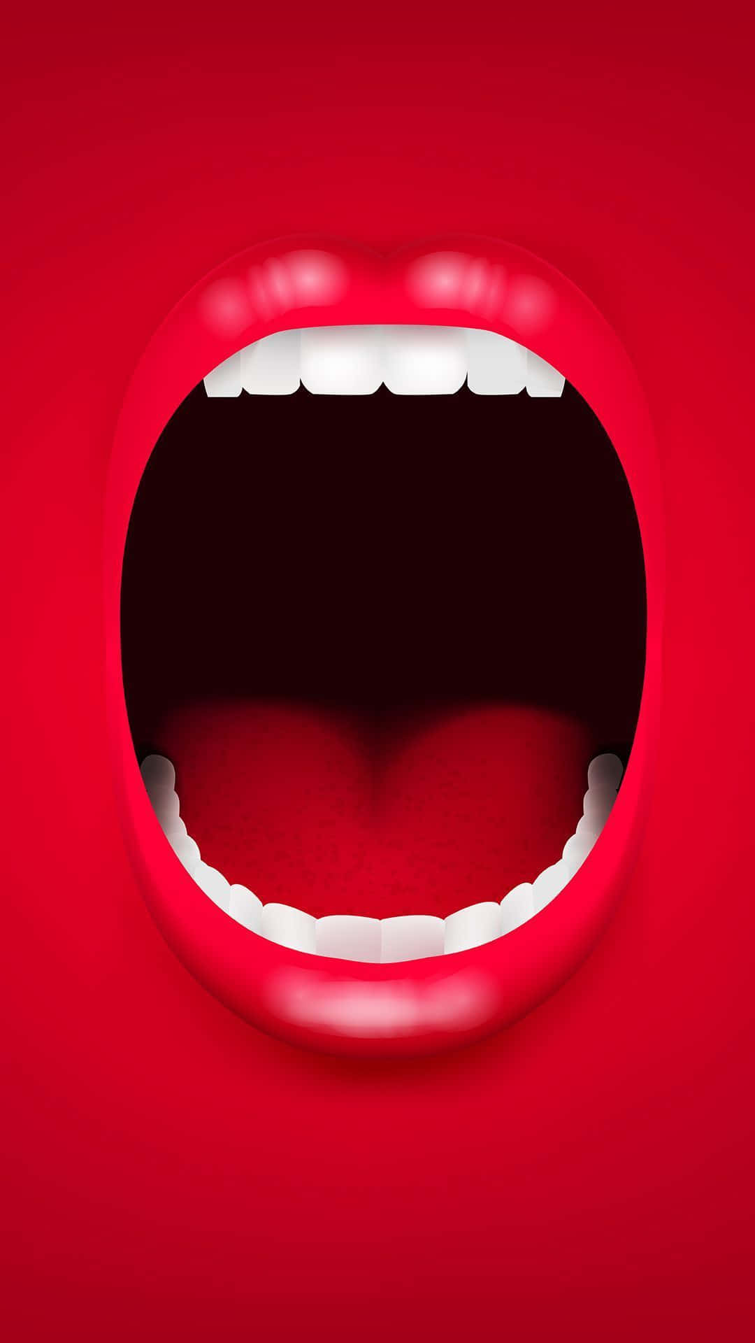 Oral Health Of Mouth Art Wallpaper