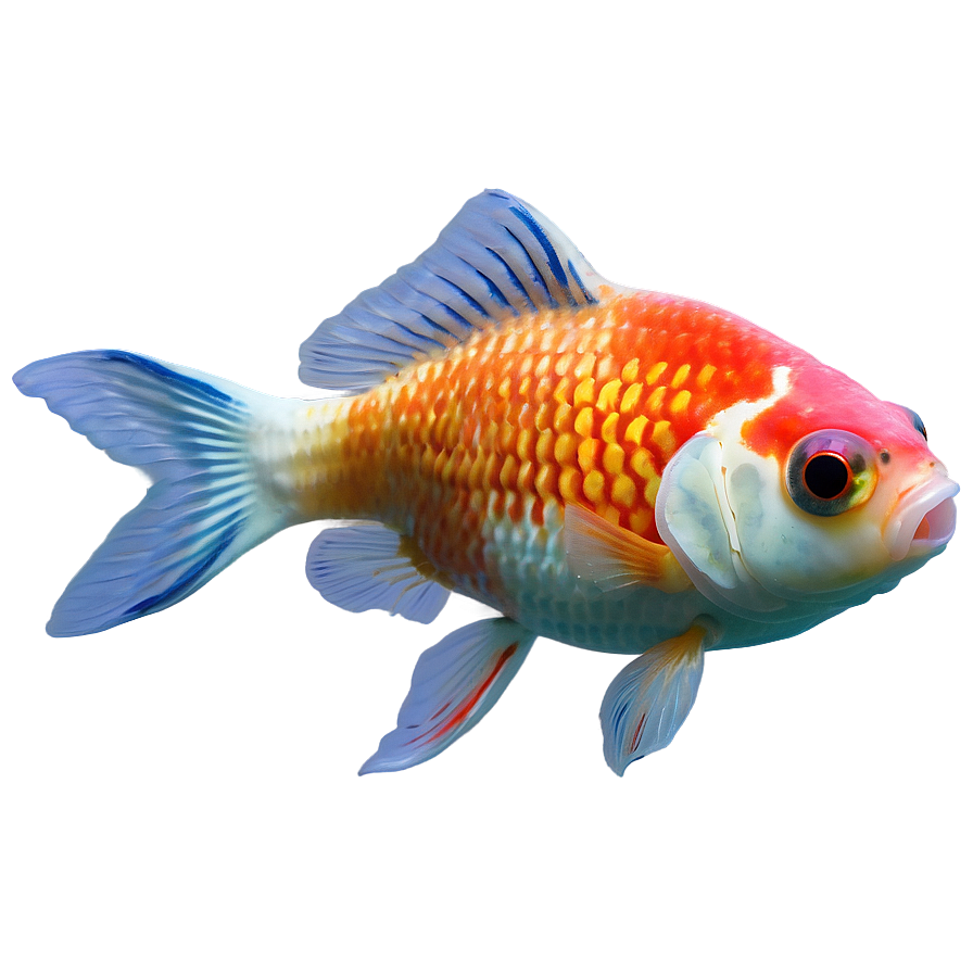 Oranda Goldfish Png Lry64 PNG