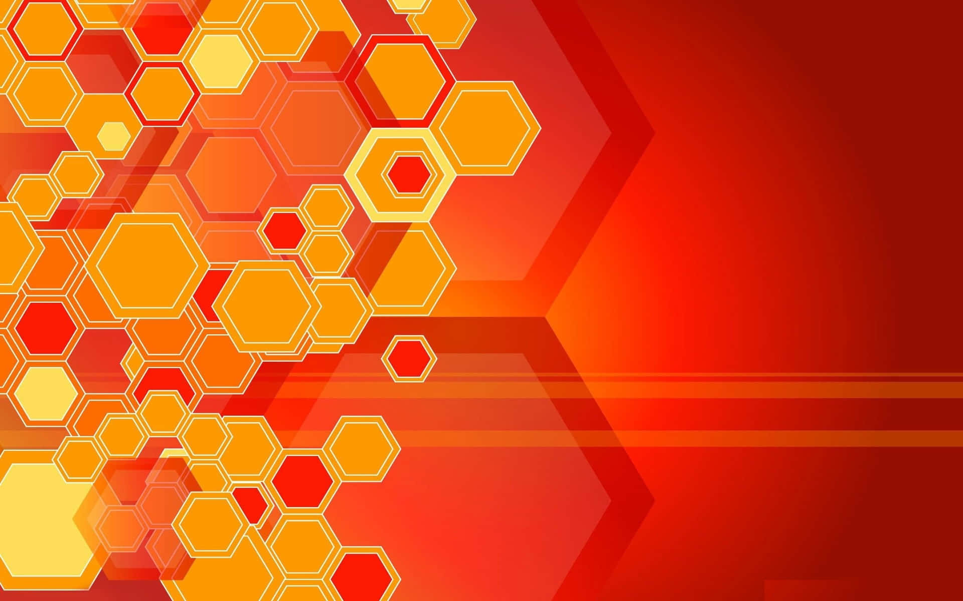 Bright Orange Abstract Background