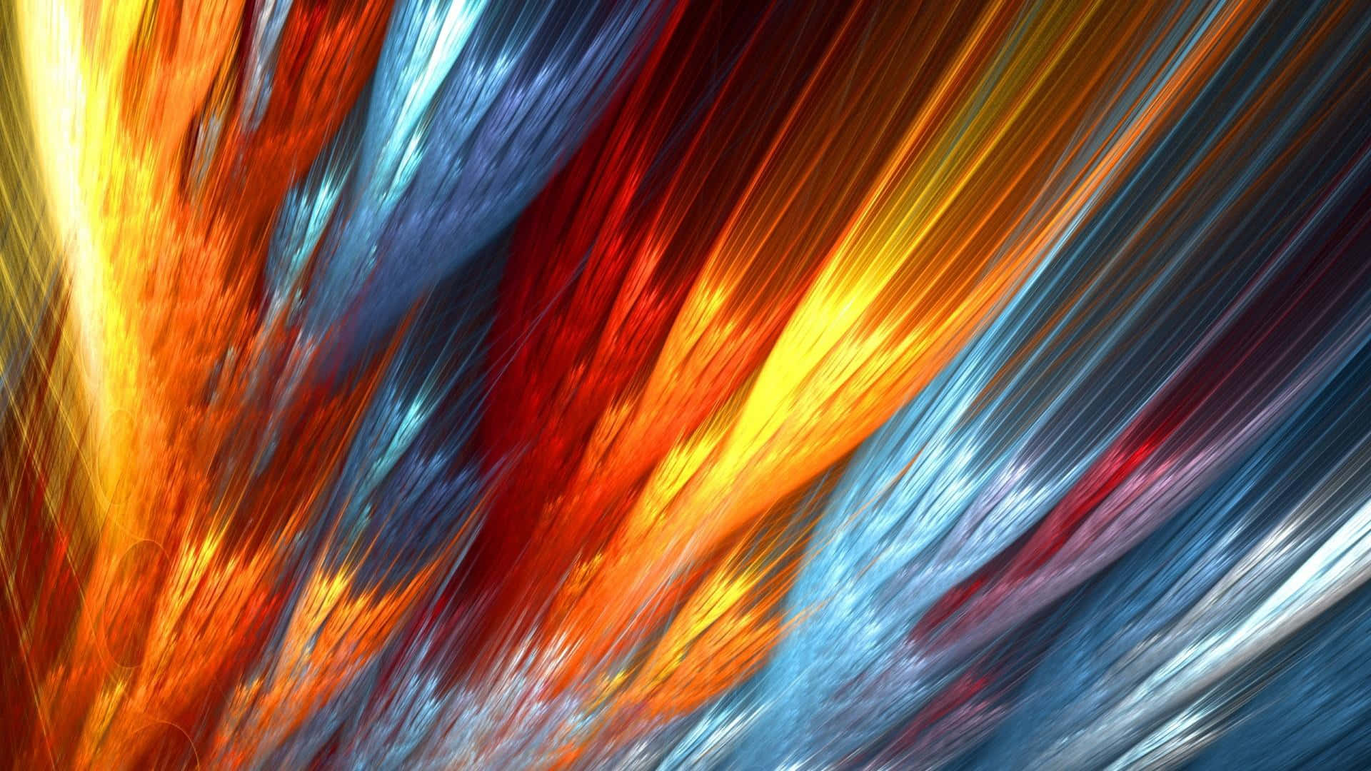 Welcome to a Colorful Life with This Vibrant Orange Abstract Background