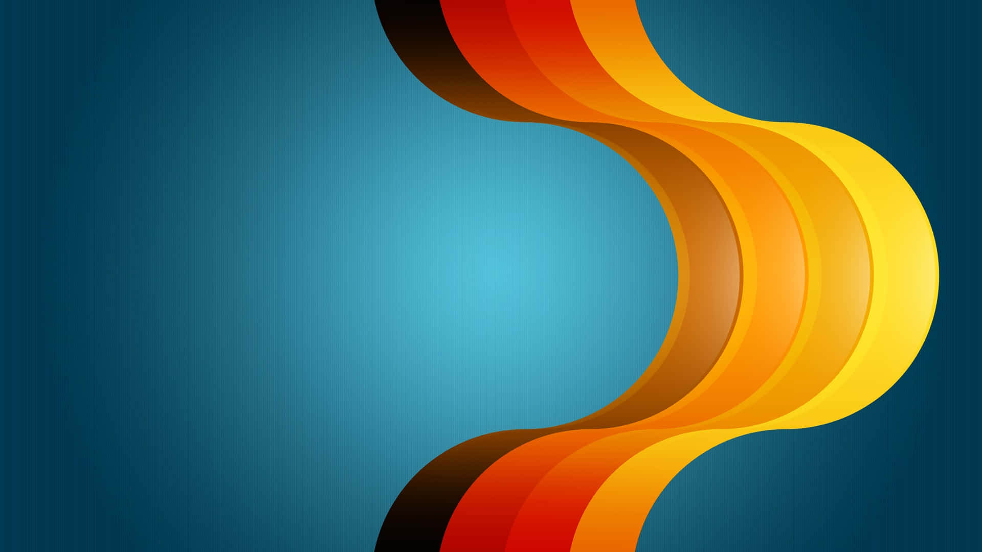 An abstract representation of vibrant orange