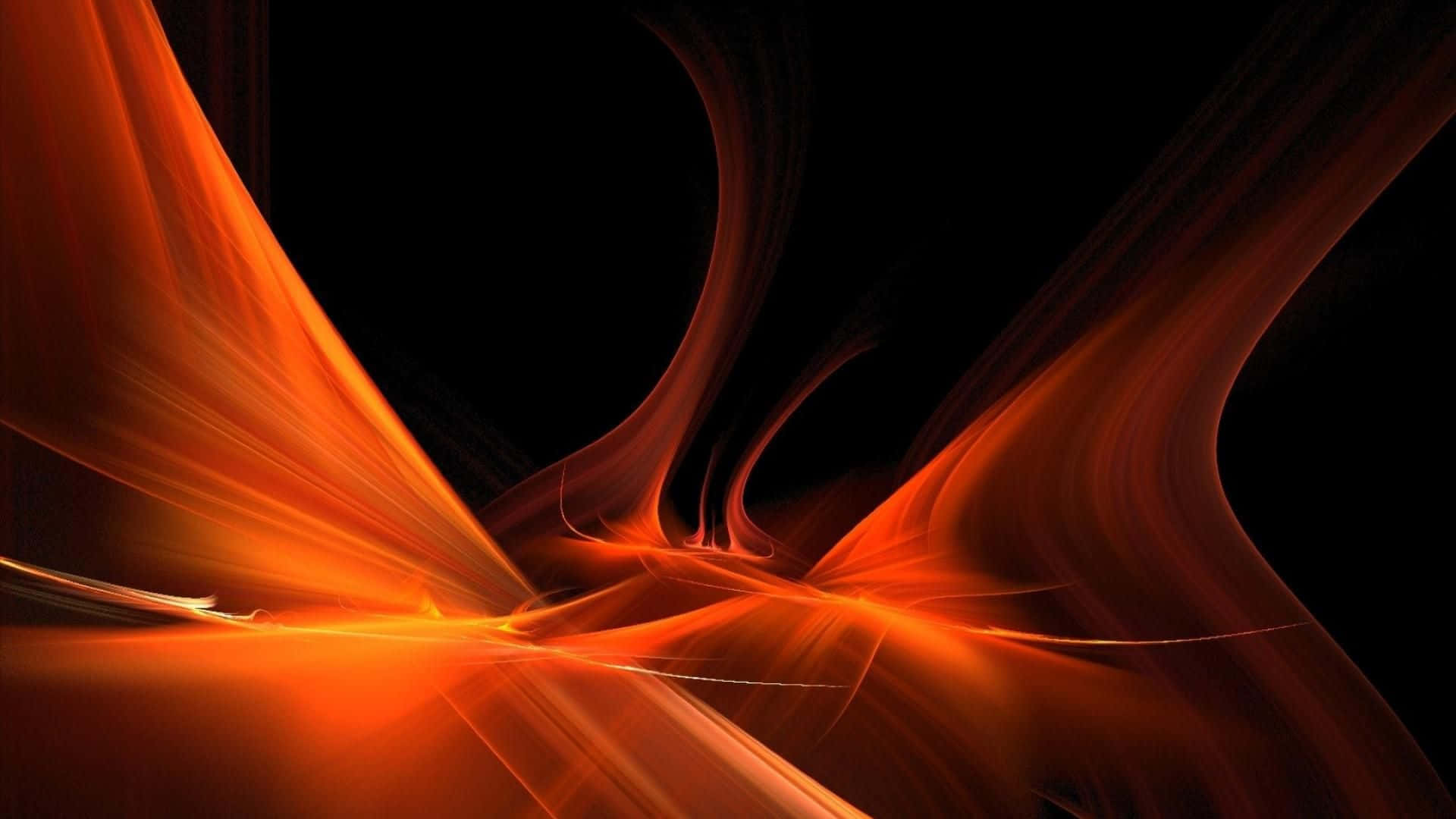Orange And Black Flame Background