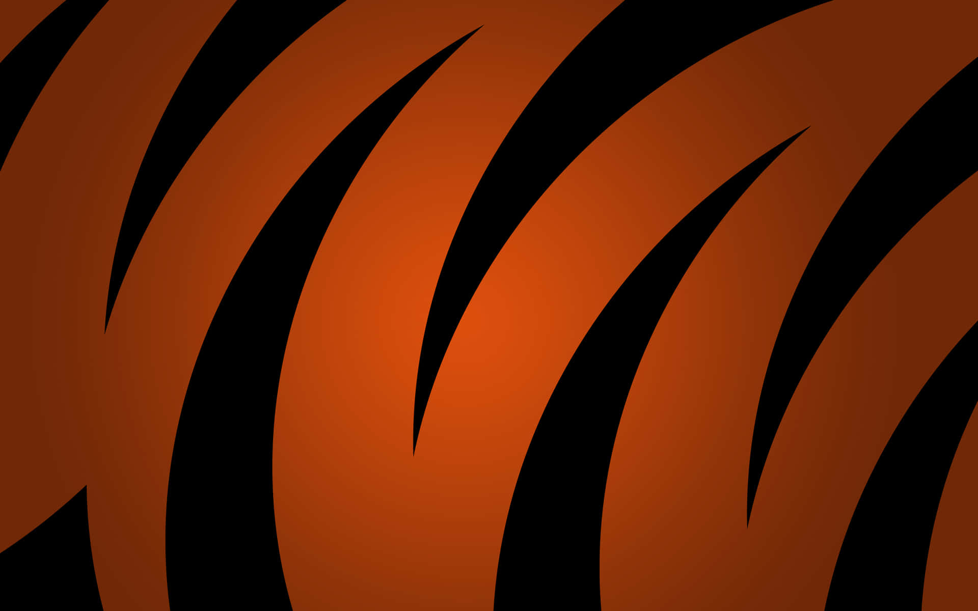 Orange And Black Tiger Stripe Background