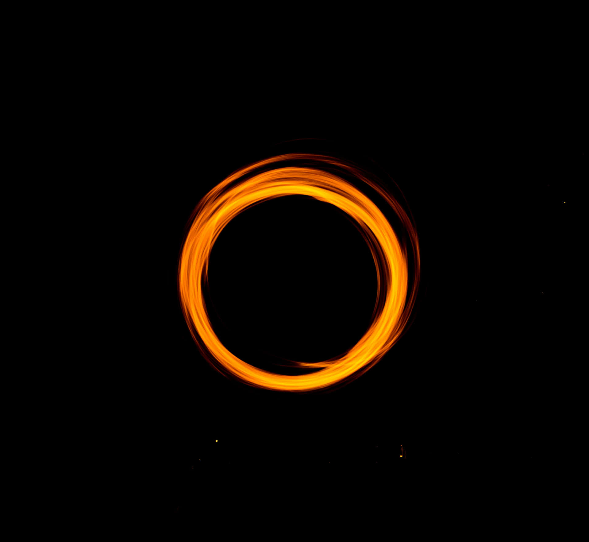 Orangeund Schwarzer Ring-hintergrund