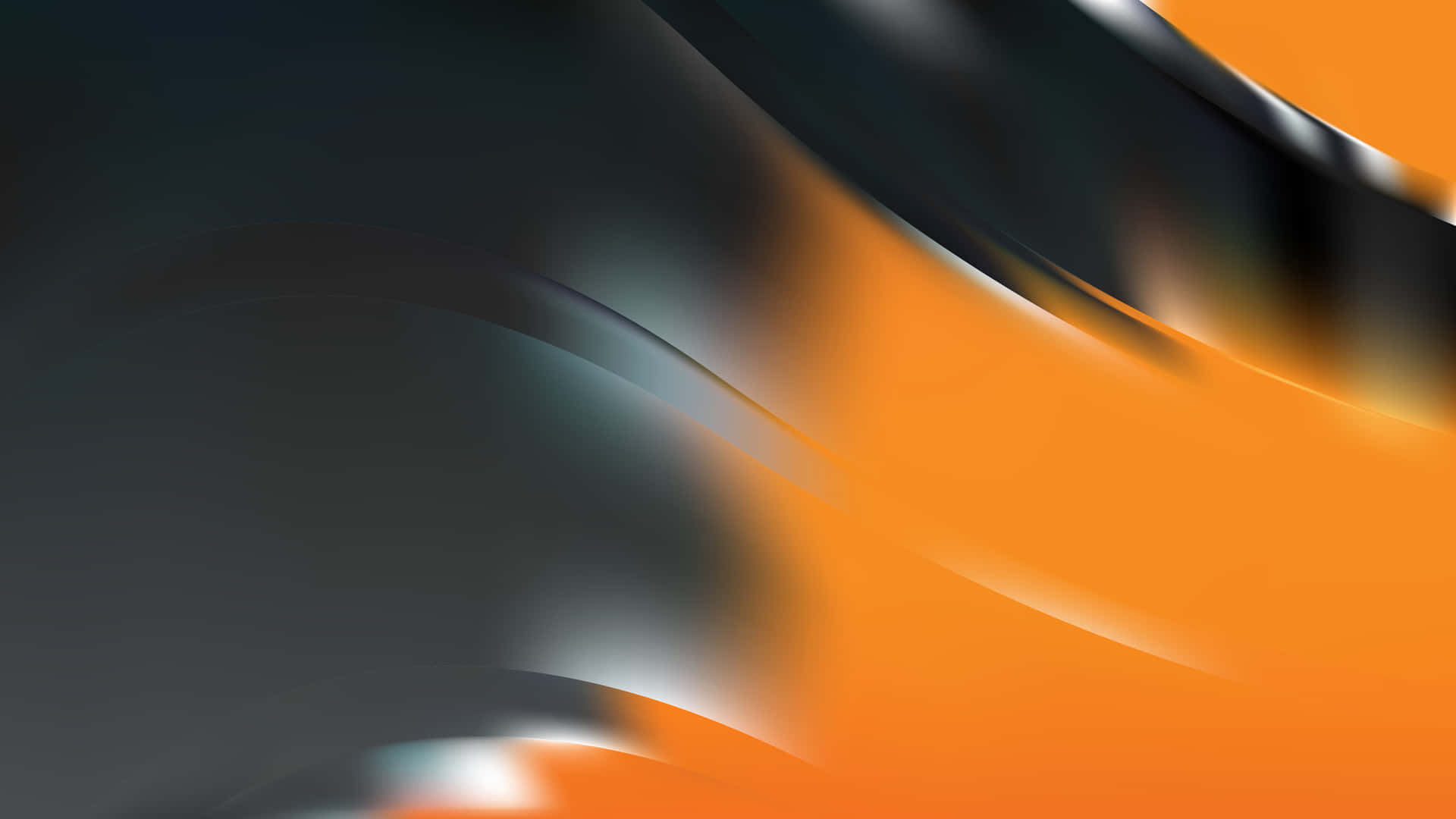 Orange And Black Spread Background