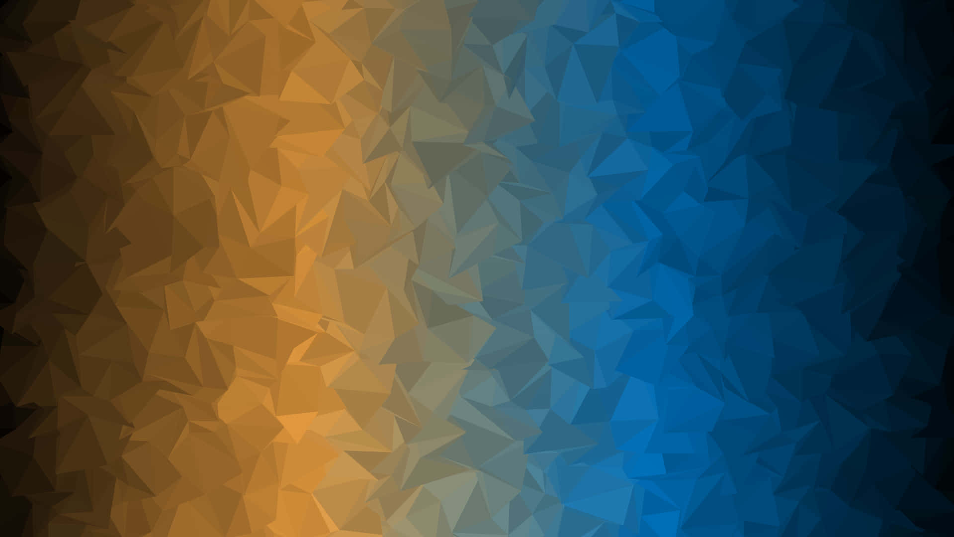 Fondopoligonal De Color Naranja Y Azul. Fondo de pantalla